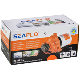 Помпа водоподающая мембранная 11.6 л/мин 3.1 бар 24В 4А SeaFlo (SFDP2-030-045-33)