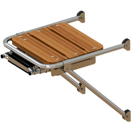 Платформа кормовая с трапом 3 ступени черные (040203BT, 10268786)