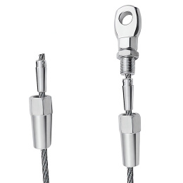 Наконечник троса типа норсеман рым 6 мм нерж (10014572)