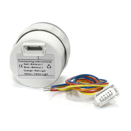 Вольтметр цифровой 8-32 вольт WW бел/бел KUS (KY23303)