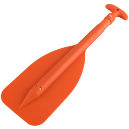 Весло 56-107 см телескопическое алюминий пластик оранжевое Easterner (C50130O)