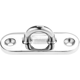 Серьга с овальной крепежной пластиной 80 мм нерж (10005805)