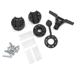 Утка (Кнехт) швартовая с замком быстросъемным и хомутом на леер (020252T)