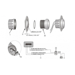 Счетчик моточасов черн/нерж BS KUS (KY39000)