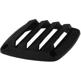 Решетка воздухозаборника 86х86х15 мм, черный (15201B)