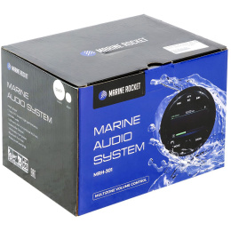 Морская магнитола MRH-301S Zone Control серебристый ободок Marine Rocket (MRH301S)