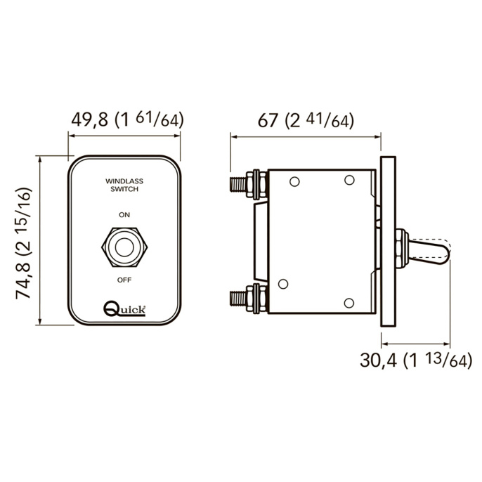 Автоматический предохранитель Quick 100А (FDWCB1000000A00, 10267543)