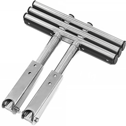 Трап дайверский телескопический складной 3 черные ступени 385 мм (040186BT, 10269552)