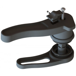 Ручка-задвижка поворотная левая, полиамид (030881LT)