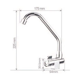 Кран для умывальника холод вода Marine Rocket (4620136022941)