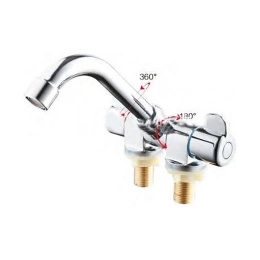 Кран для умывальника холод/горяч вода Marine Rocket (4620136022934)