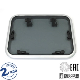 Люк палубный Альбатрос распашной 600х800 мм дымчатый (030841Т)