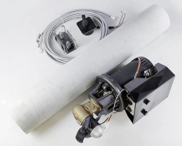 Комплект подруливающего устройства Quick 2.2кВт, 40кГс, 12В, 140мм с туннелем, кабелем и джойстиком