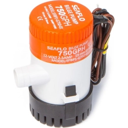 Помпа осушительная 12В 750GPH (48 л/мин) SeaFlo (SFBP1-G750-01, 10264013)