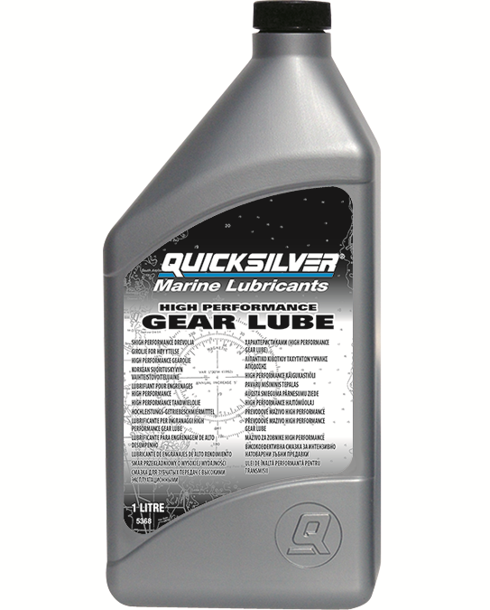 Масло трансмиссионное синт Quicksilver High Performance Gear Lube 75W90 1л (858064QB1)
