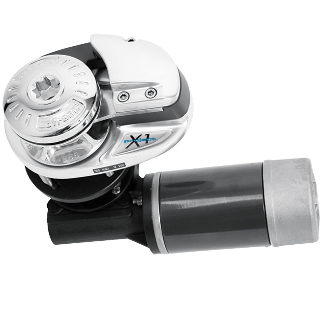 Лебедка якорная Lofrans Vertical Windlass X1 12В цепь 6мм, трос 10-12мм 700Вт (473217)