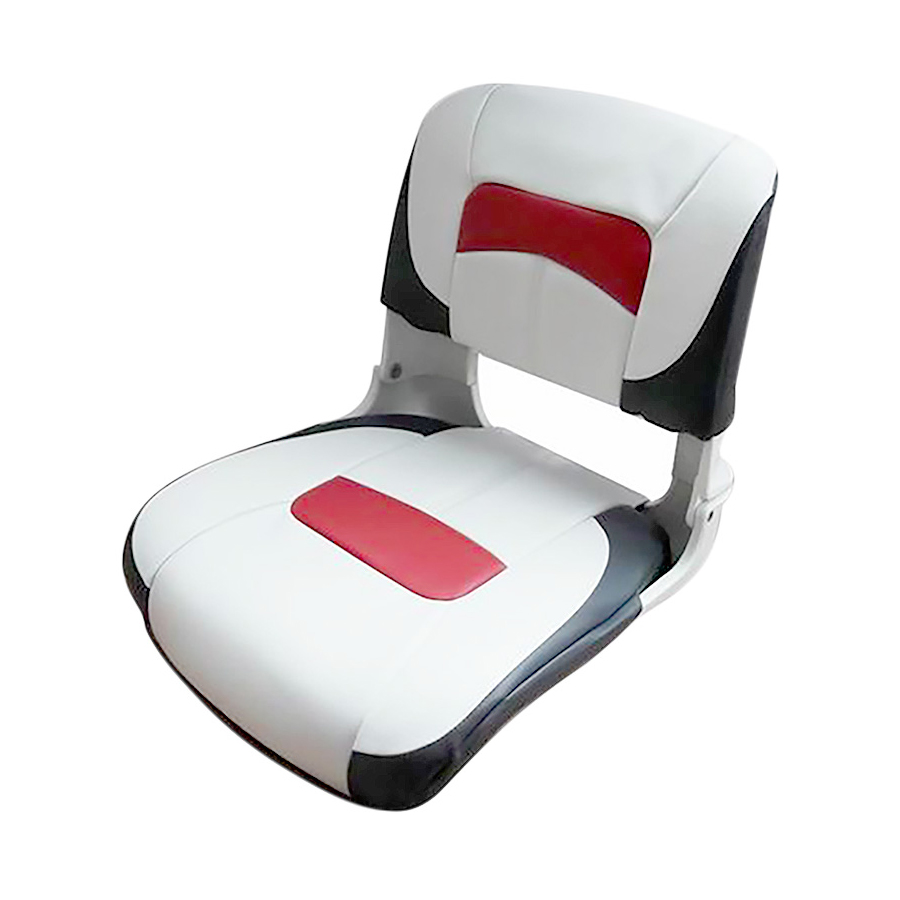 Сиденье Newstarmarine Premium Low-back All Weather бело-серо-красное (10252318)