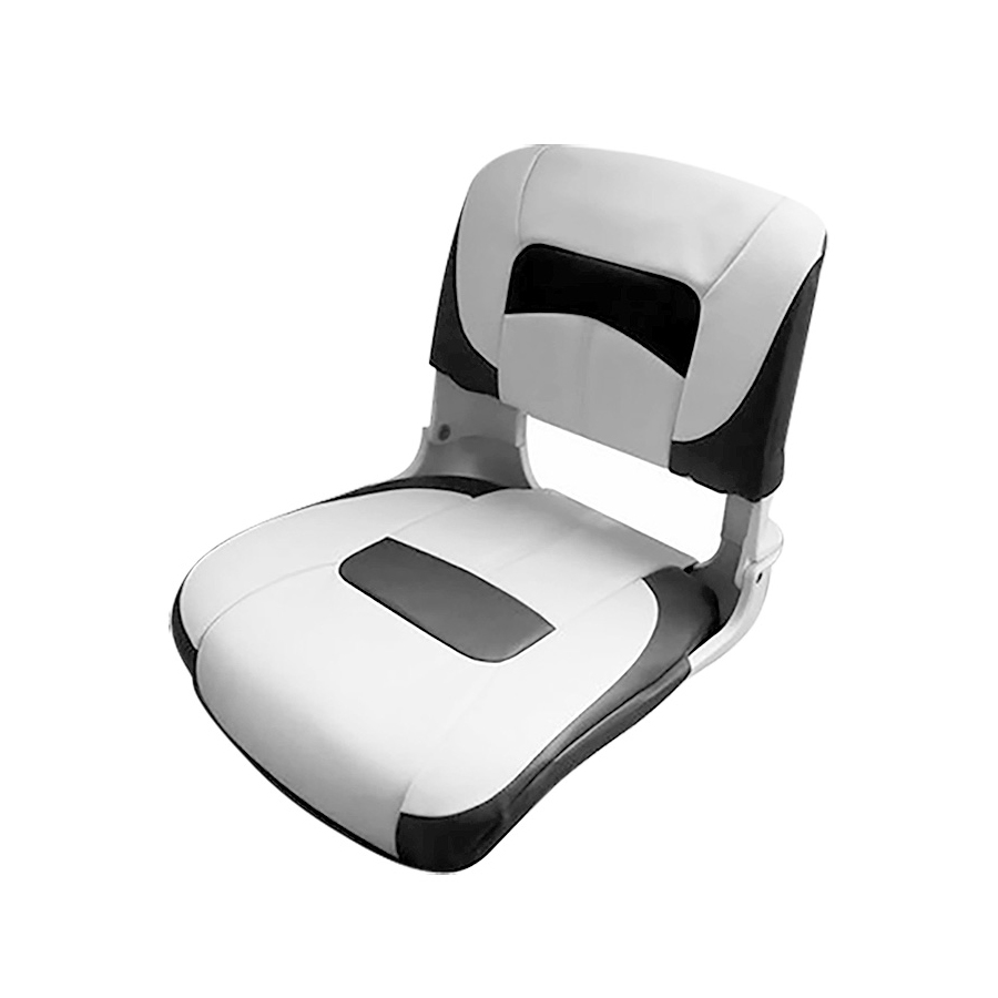 Сиденье Newstarmarine Premium Low-back All Weather белое с темно-серым (10252320)