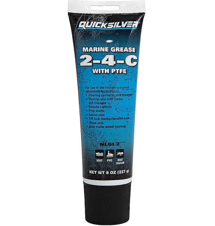 Смазка пластичная Quicksilver 2-4-C с тефлоном 0,237л (8M0208465)