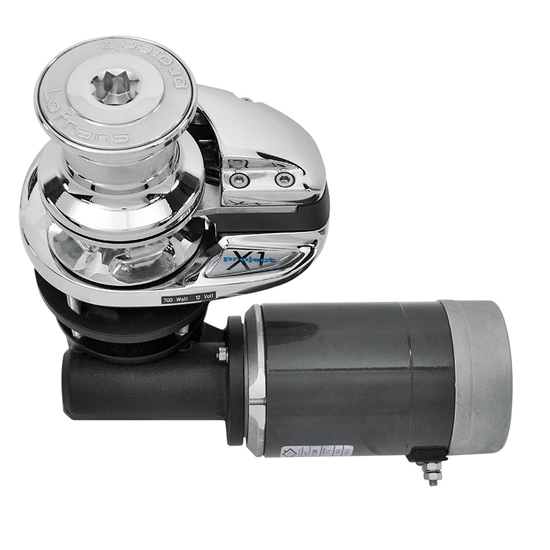 Лебедка якорная Lofrans Vertical Windlass X1 12В с бараб. цепь 6мм, трос 10мм 500Вт (409558)