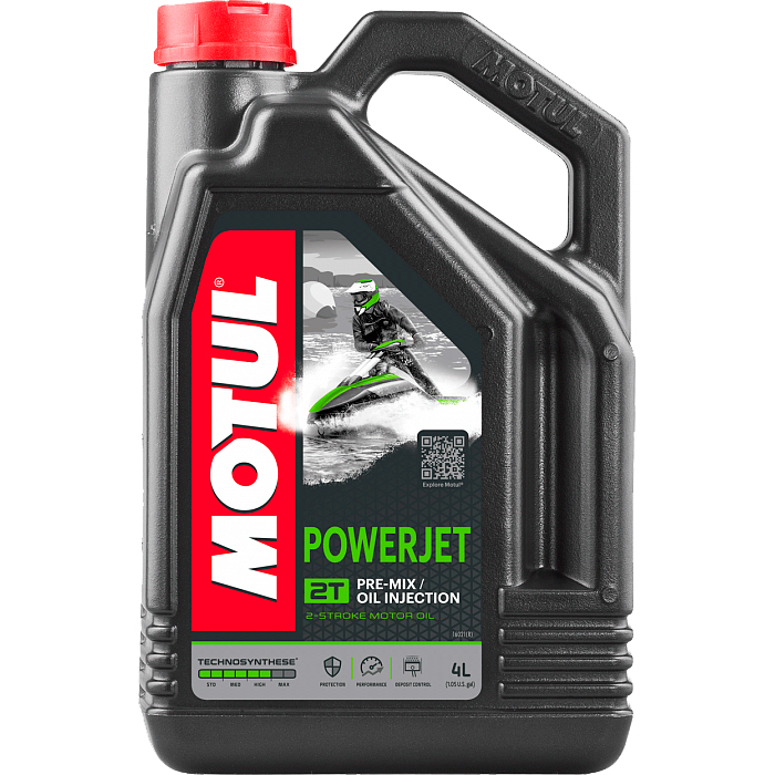 Масло моторное для гидроциклов полусинт Motul Powerjet 2T TC-W3 4л (105873)
