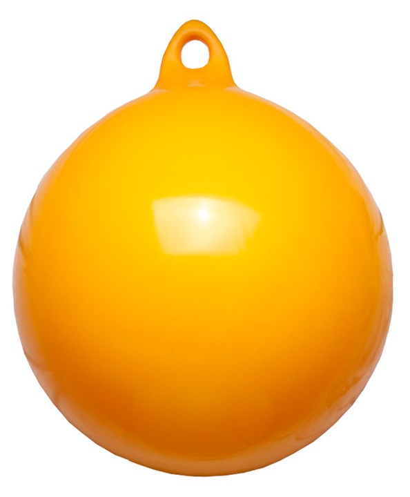 Буй маркерный надувной Majoni Float 150х210мм желтый (10005492)