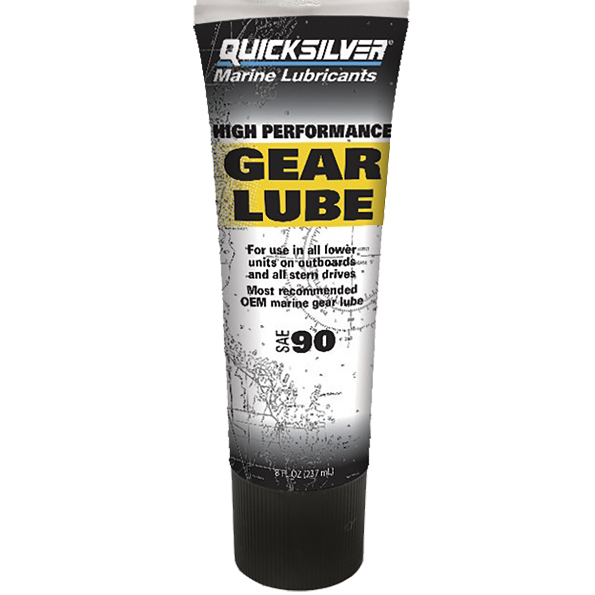 Масло трансмиссионное синт Quicksilver High Performance Gear Lube 75W90 237мл (8M0121960)