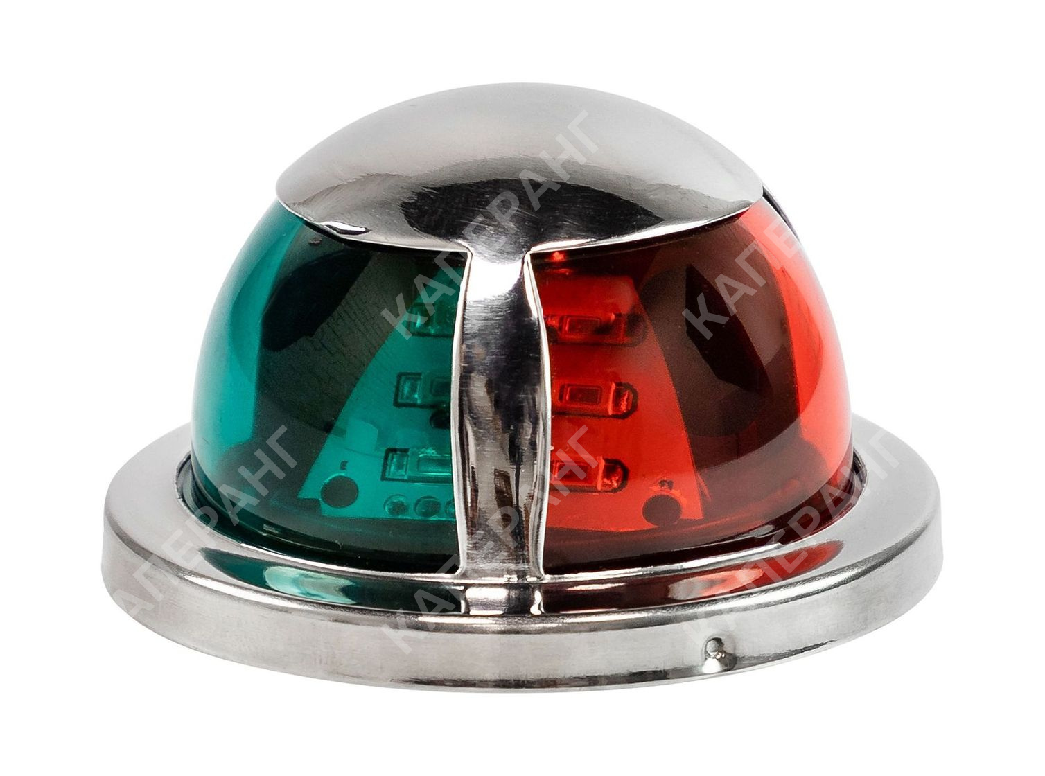 Огонь ходовой комбинированый (красный, зеленый), SS304, 12-24 В, LED (LPNVGCBLED00543)