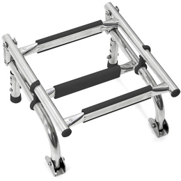 Трап складной с вертикальным креплением 3 черных ступени 270 мм (040172BT)