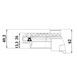 Люк палубный низкопрофильный Фрегат 497x367 мм R42.5 (030876T)