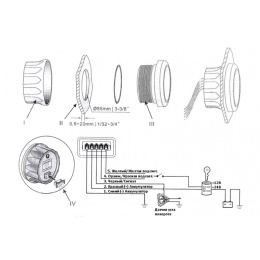Трим-указатель 160-10 Ом черн/черн (BB) KUS (KY09228)