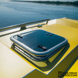 Люк палубный Альбатрос распашной 450х450 мм дымчатый (030825T)