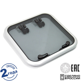 Люк палубный Альбатрос распашной 600х600 мм дымчатый (030828Т)