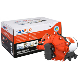 Помпа водоподающая мембранная 15 л/мин 4.2 бар 24В 9А SeaFlo (SFDP2-040-060-51)