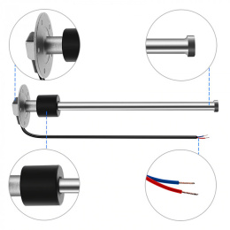 Датчик уровня топлива и воды 275 мм, 0~190 Ом (EU) Ultraflex (S5-E275 K)