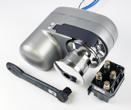 Якорная лебедка Quick Genius 150Вт 12В цепь 6мм с барабаном (FSGM0150D006A00)