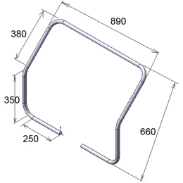 Консоль бортовая большая (030313T)