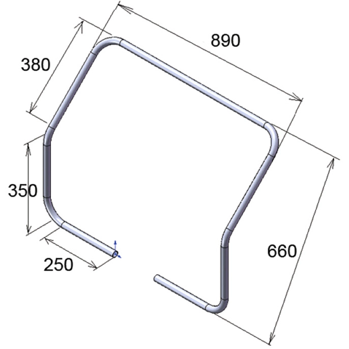 Консоль бортовая большая (030313T)