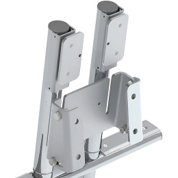 Трап дайверский телескопический быстросъемный 3 белых ступени 450 мм (040185WT,10269458)