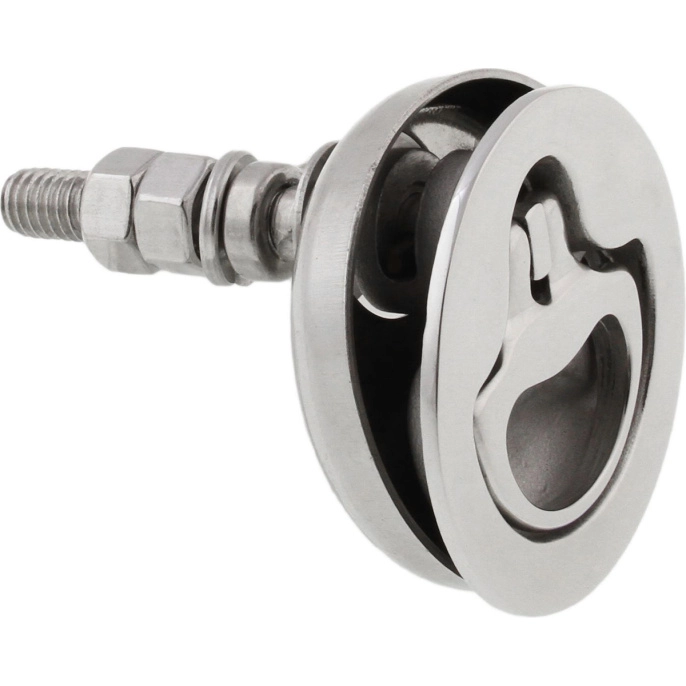 Ручка палубная потайная 64х75 мм нержавеющая сталь (007189)