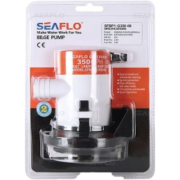 Помпа осушительная 12В 350GPH (22 л/мин) SeaFlo (SFBP1-G350-08)