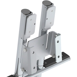 Трап дайверский телескопический быстросъемный 3 серых ступени 450 мм (040185GT, 10269457)