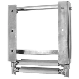 Трап телескопический выдвижной 2 серых ступени 285 мм (040104GT)