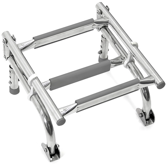 Трап складной с вертикальным креплением 3 серых ступени 270 мм (040172GT)