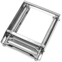 Трап телескопический выдвижной с фиксирующим механизмом 3 серых ступени 291 мм (040140GT)