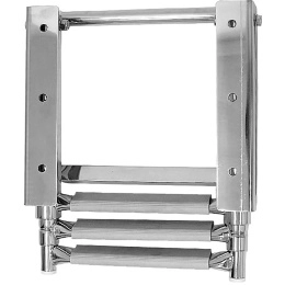 Трап телескопический выдвижной 3 серых ступени 272 мм (040105GT)