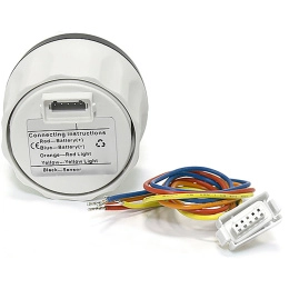 Указатель давления масла 0-10 бар аналоговый бел/нерж (WS) KUS (KY15103)