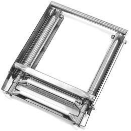 Трап телескопический выдвижной с фиксирующим механизмом 3 белых ступени 291 мм (040140WT)