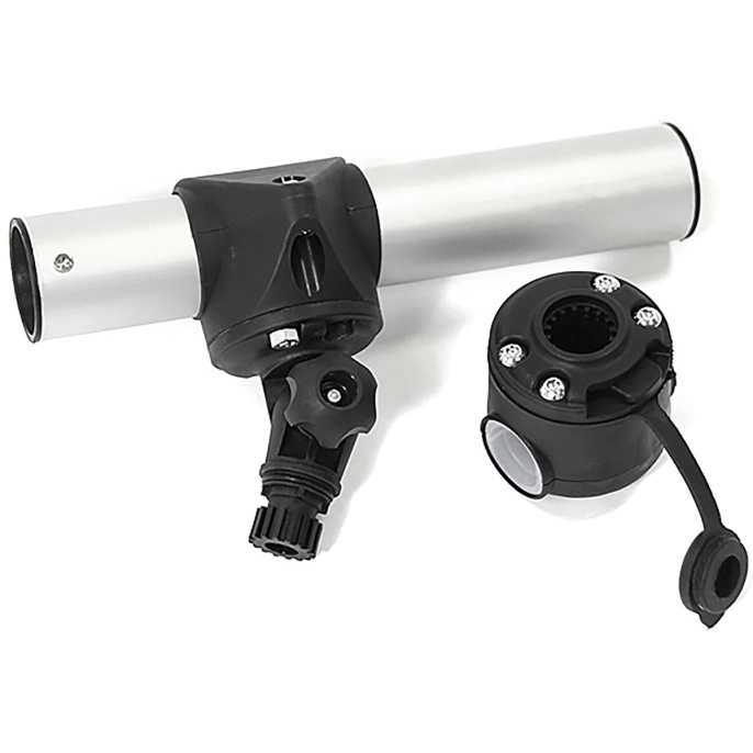 Держатель спиннинга сквозной на леер быстросъемный, алюминий (030633T)