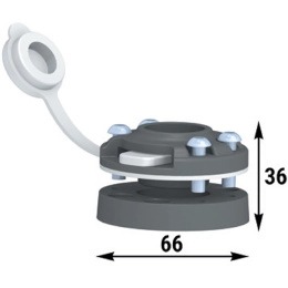 Замок быстросъемный с шайбой монтажной (040572T)